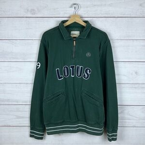 Lotus Racing 1/4 Zip Pullover Sweatshirt Large